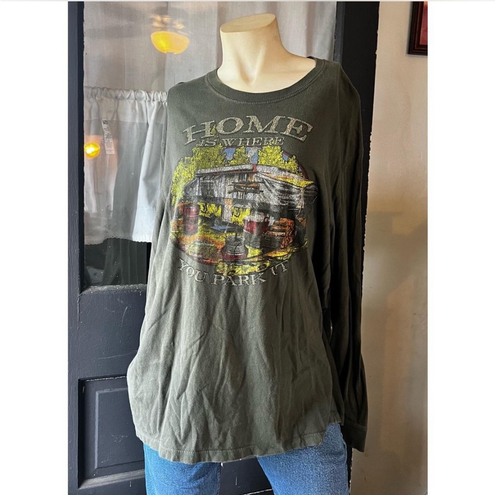 “Home is where you Park It” Long Sleeve Tee